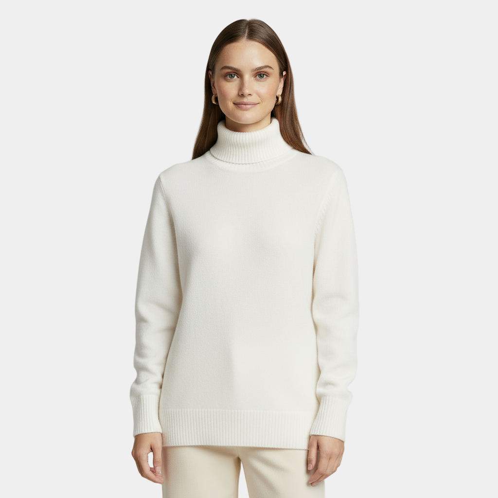 Cashmere Turtleneck Sweater for Women | Classy Design | Warm and Stylish Knitwear for Casual or Office Wear