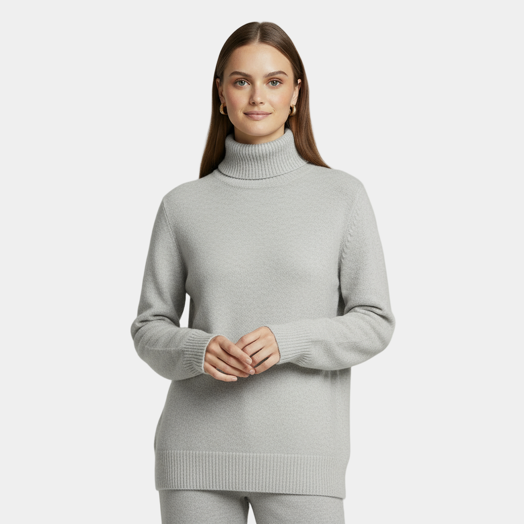 Cashmere Turtleneck Sweater for Women | Classy Design | Warm and Stylish Knitwear for Casual or Office Wear