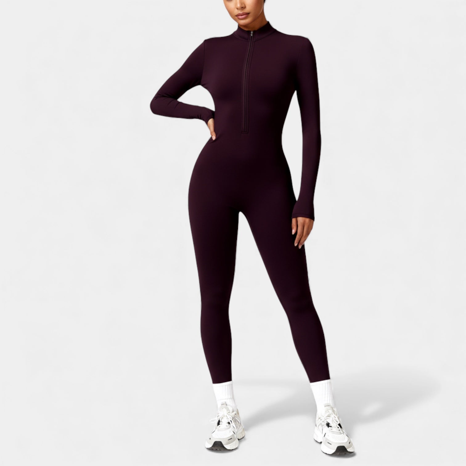 Sculpting Activewear Jumpsuit for Women - Stretchy Fabric, Form-Fitting Design, Ideal for Gym and Casual Wear