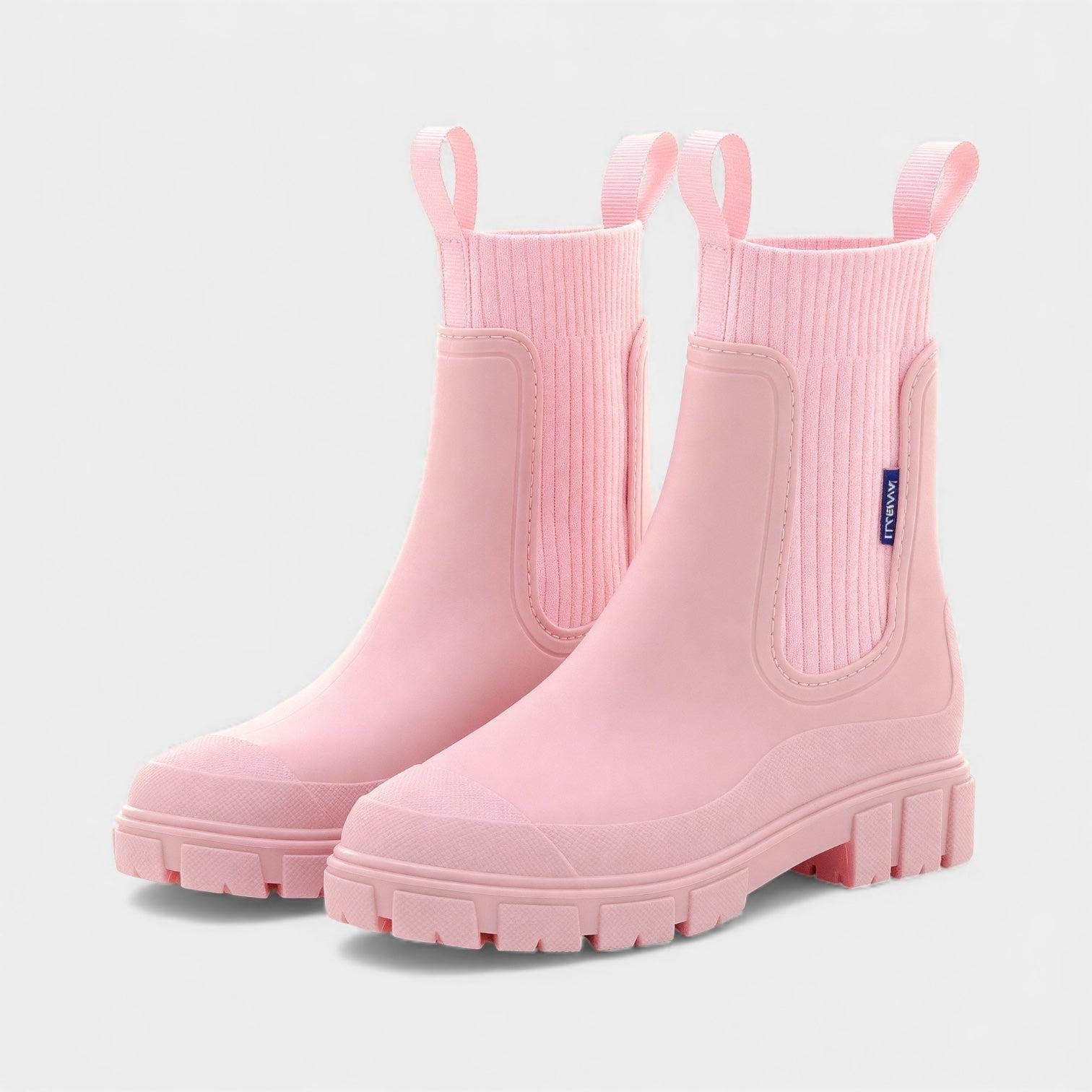 Waterproof Slip-On Chelsea Boots for Women | Durable Material | Stylish Everyday Footwear | Ideal for Rainy Weather