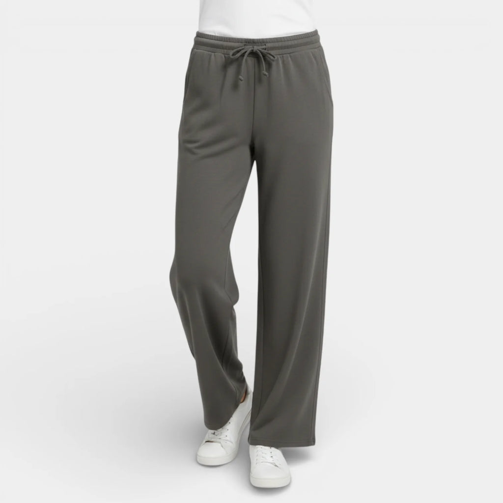 Women's Relaxed Fit Hoodie and Straight-Leg Pants Set - Pullover Style for Casual Wear, Comfortable Fabric