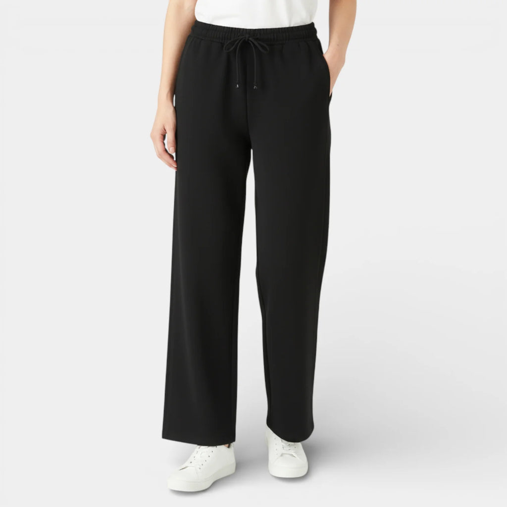 Women's Relaxed Fit Hoodie and Straight-Leg Pants Set - Pullover Style for Casual Wear, Comfortable Fabric