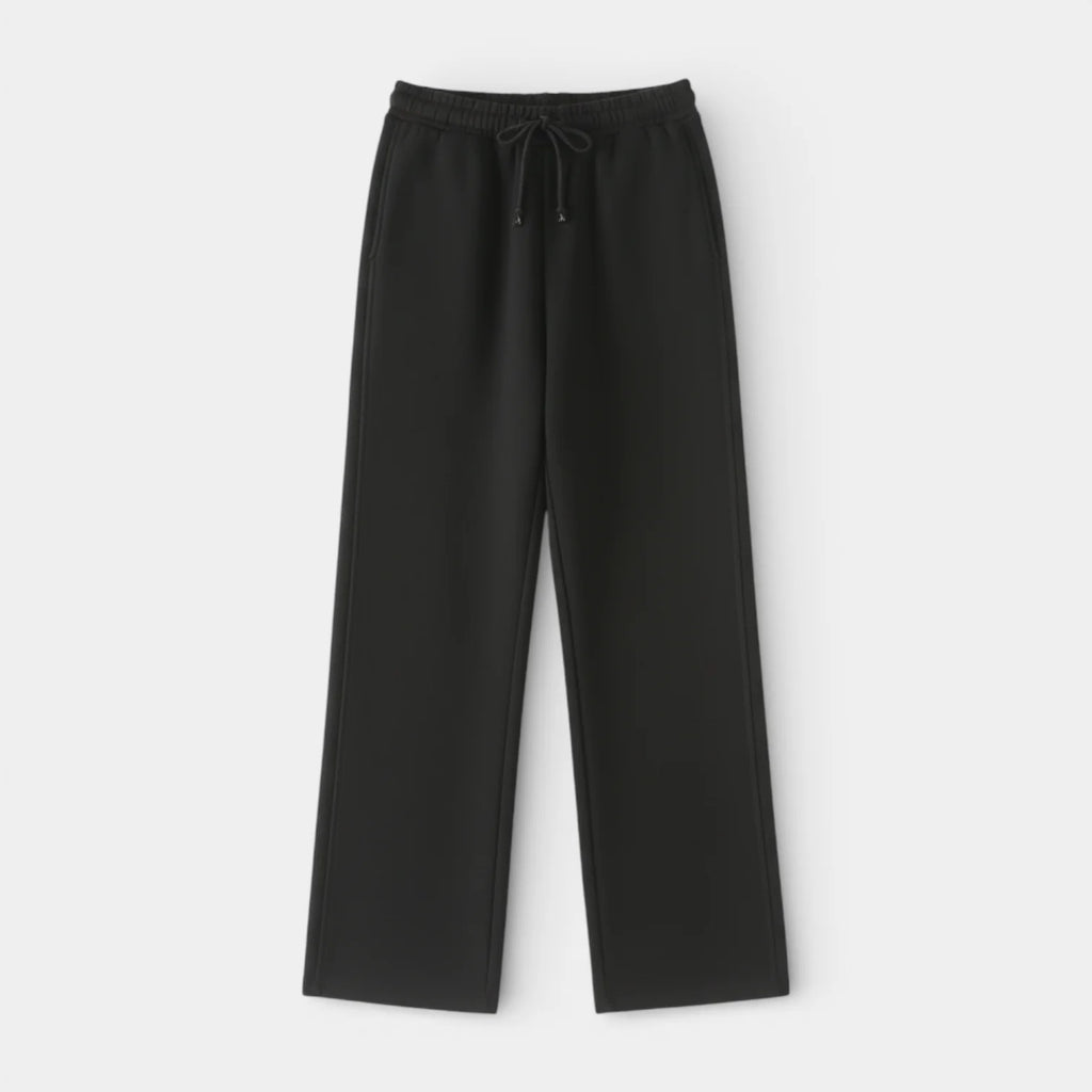 Women's Relaxed Fit Hoodie and Straight-Leg Pants Set - Pullover Style for Casual Wear, Comfortable Fabric