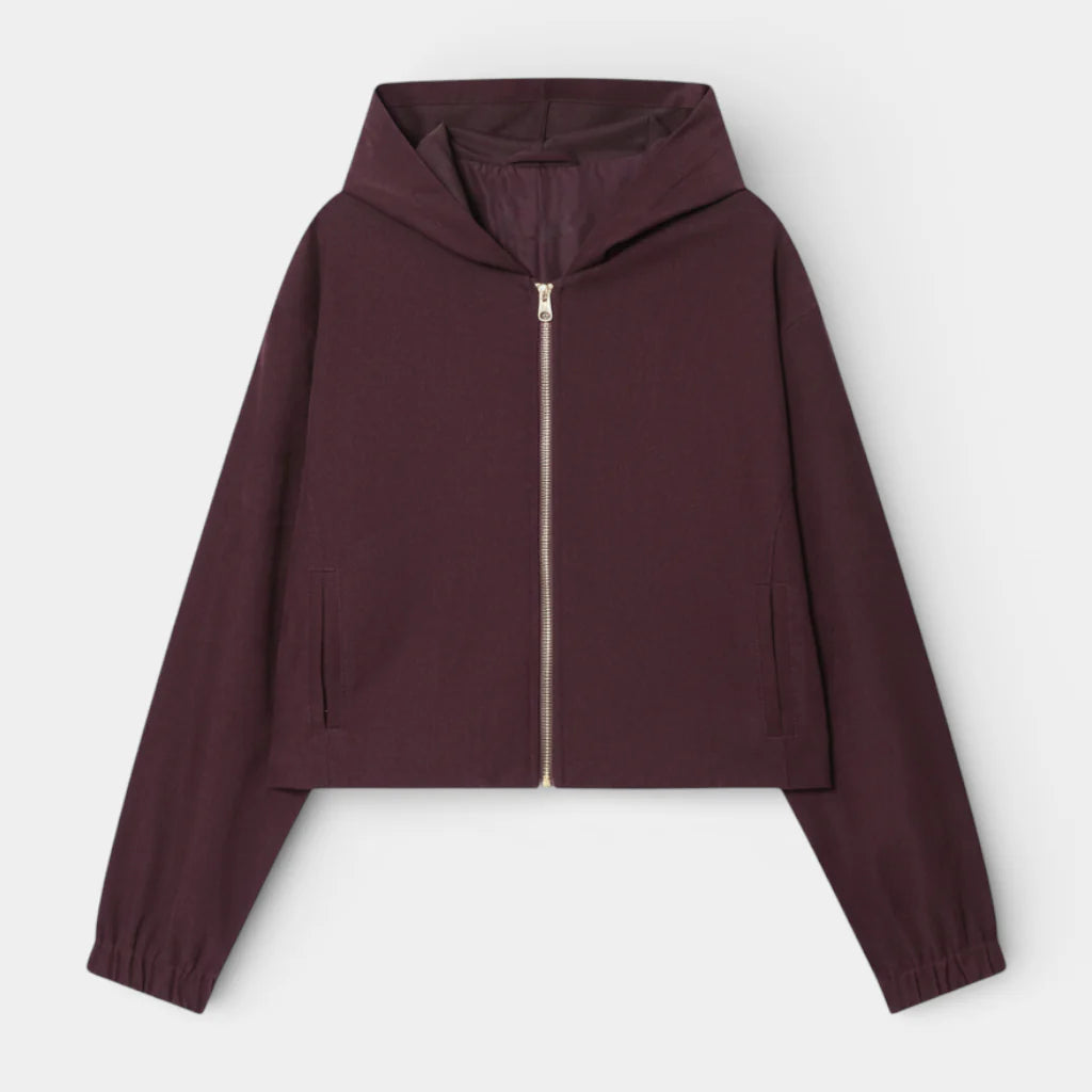 Women's Zip-Up Hoodie and Straight-Leg Pants Set - Relaxed Fit, Comfortable Cotton Blend for Casual Wear