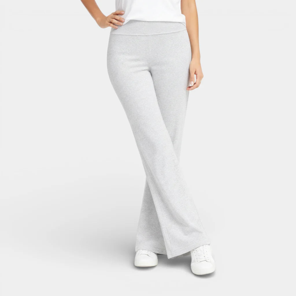 Women's Zip-Up Lounge Jacket and Flare Pants Set | Soft Fabric | Relaxed Fit | Casual Wear for Home or Outings