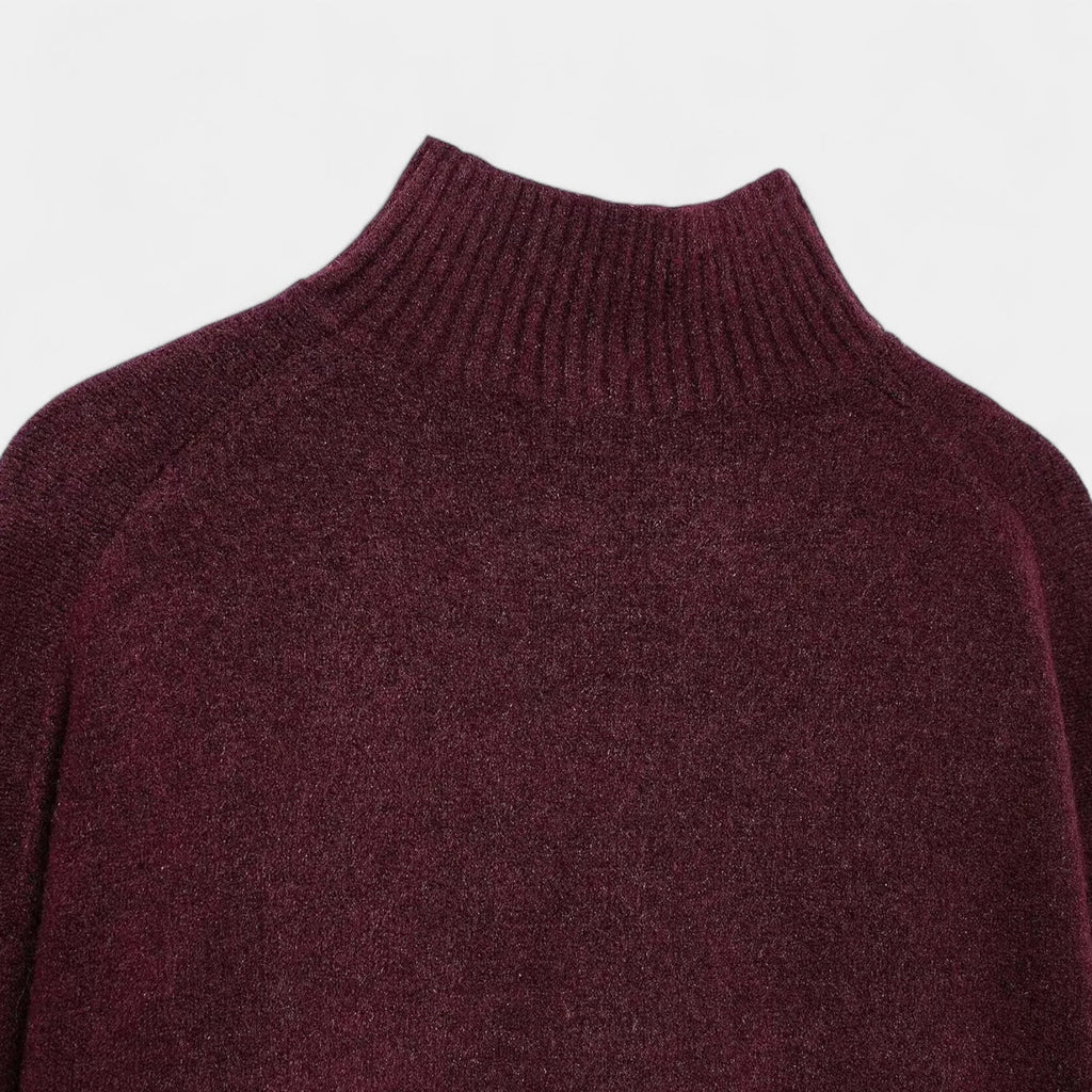Wool Turtleneck Sweater for Women - Soft Knit, Cozy Design for Casual Wear, Perfect for Layering in Cold Weather